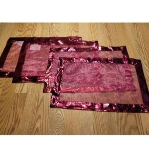Ikea Placemats Lot Of 4 Sheer Fiesta